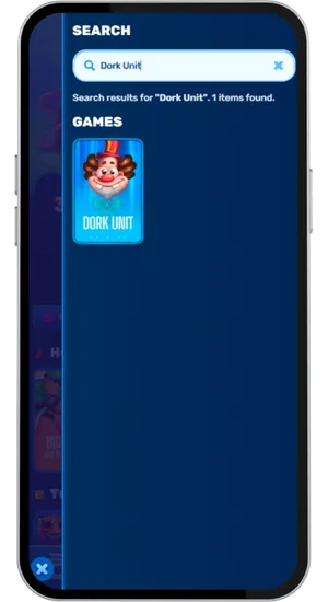 Finding Dork Unit in the casino lobby and launching demo mode